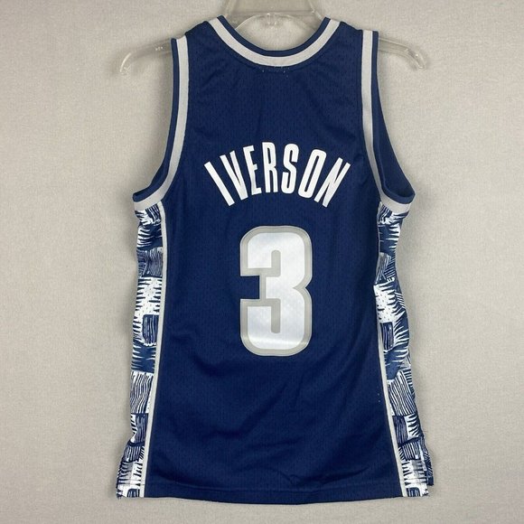 Allen Iverson Georgetown Hoyas 1995-96 Mitchell & Ness Authentic Swingman Jersey - Picture 2 of 9